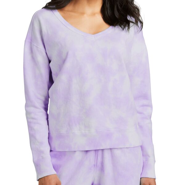 Cloud Tie Dye V Neck Sweatshirt Thumbnail