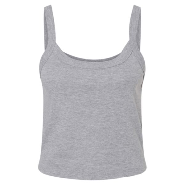 Women's Micro Rib Spaghetti Strap Tank Thumbnail
