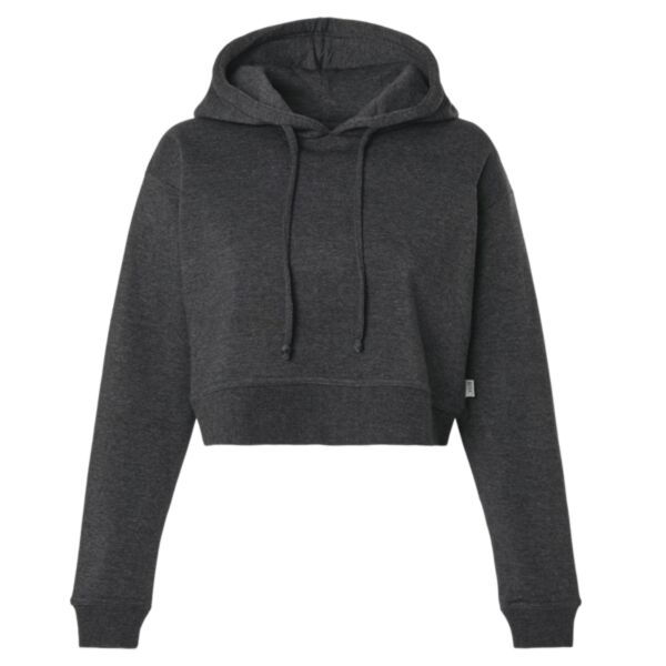Women's Cropped Fleece Hooded Sweatshirt Thumbnail