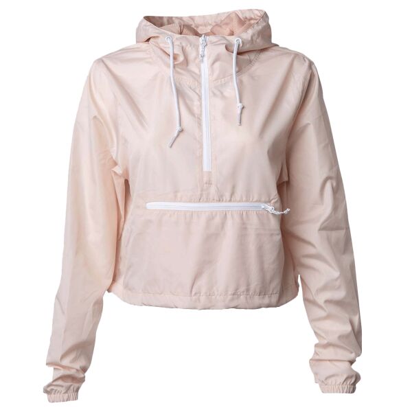 Women's Lightweight Quarter-Zip Pullover Crop Windbreaker Thumbnail
